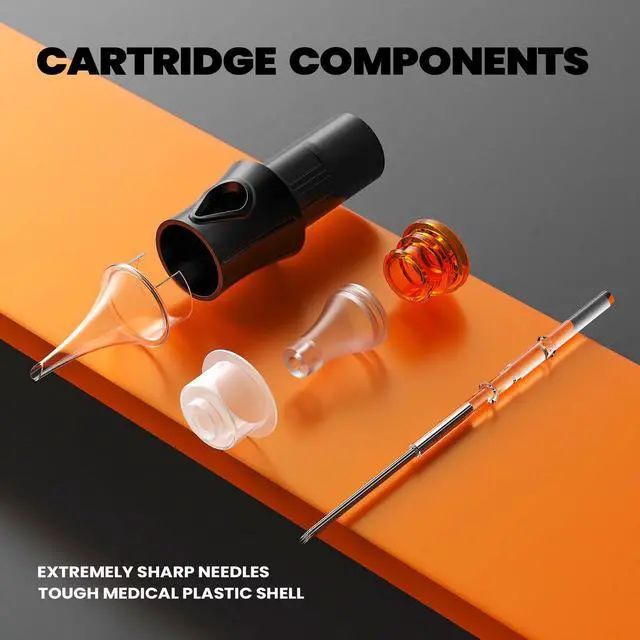 Alt view image 6 of 7 - 20 Pcs 1214RS Tattoo Cartridge Needles - #12 Standard Round Shader Tattoo Needles Pro Sterilization and Safety for Tattoo Pen