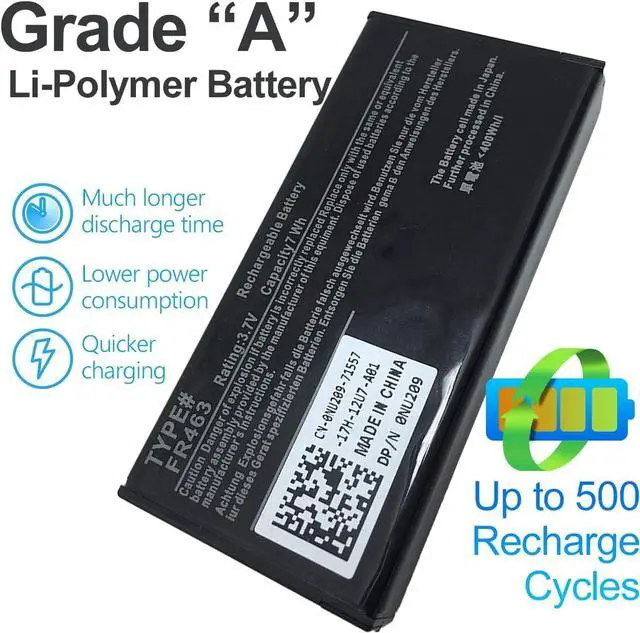 Main image of LQM 3.7V 7Wh New Fr463 Nu209 Replacement Battery for Dell Poweredge