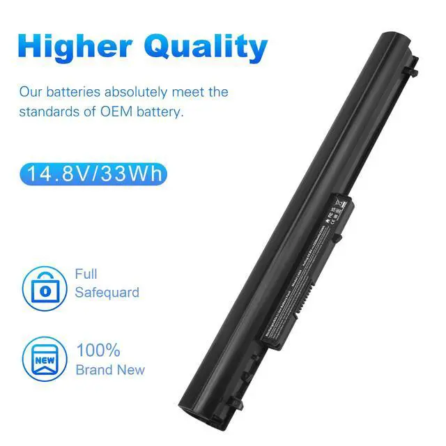 Alt view image 7 of 7 - TREE.NB Laptop/Notebook Battery Replacement for HP LA04 776622-001 728460-001 TPN-Q130 752237-001 TPN-Q132 TPN-Q129 LA04DF HSTNN-DB5M HSTNN-YB5M F3B96AA HSTNN-UB5M - Black - High Performance New