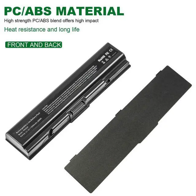 Alt view image 6 of 7 - PA3534U-1BRS Laptop Battery for Toshiba Satellite L300 L305 L450 L500 L505 A200 A210 A300 A350 PA3534U-1BAS PA3534U-1BRM PA3533U-1BRS PA3533U-1BAS PA3535U-1BRS PA3535U-1BAS PA3682U-1BRS PA3727-1BAS