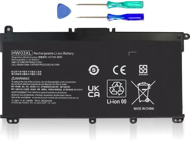 Main image of 41.04Wh HW03XL L97300-005 Battery Replacement for HP Pavilion 15 15-EG 15-EH 17-CN 17-CP 15-eg0000 15-EG0073CL 15-EG0053CL 15t-eg100 15-eh1xxx 17-CN0XXX 17-CN0023DX 17-cp0700dx HW03041xl-pl Laptop.