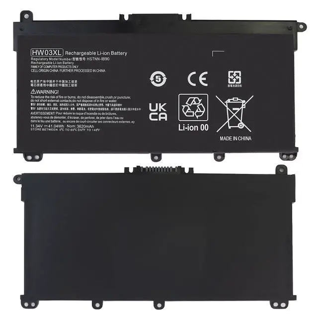 Alt view image 5 of 6 - 41.04Wh HW03XL L97300-005 Battery Replacement for HP Pavilion 15 15-EG 15-EH 17-CN 17-CP 15-eg0000 15-EG0073CL 15-EG0053CL 15t-eg100 15-eh1xxx 17-CN0XXX 17-CN0023DX 17-cp0700dx HW03041xl-pl Laptop.
