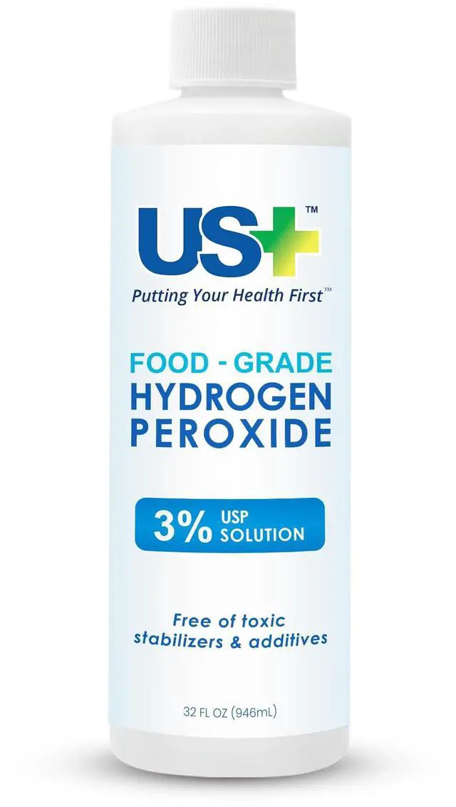 Main image of US+ Food Grade Hydrogen Peroxide 3% USP - 32 Fl Oz (1 Quart)