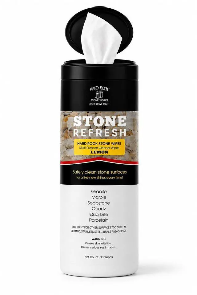 Main image of Stone Refresh Wipes - Lemon Scent