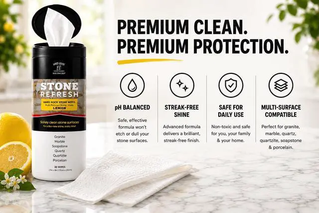 Alt view image 4 of 7 - Stone Refresh Wipes - Lemon Scent
