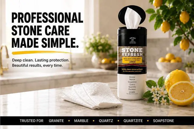 Alt view image 6 of 7 - Stone Refresh Wipes - Lemon Scent