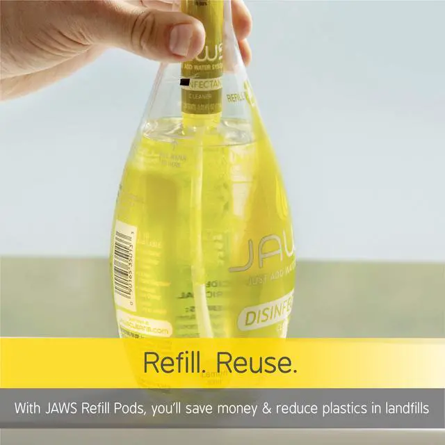 Alt view image 3 of 7 - JAWS Cleaner, Disinfectant Refill Pods, 2 Pack