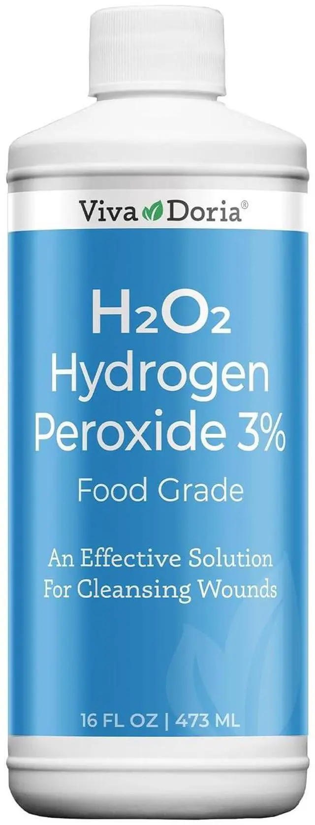 Main image of Viva Doria Food Grade Hydrogen Peroxide 3% Solution, Made with Distilled Water, 16 Fl Oz, Multi-Purpose Liquid Hydrogen Peroxide 3 Percent