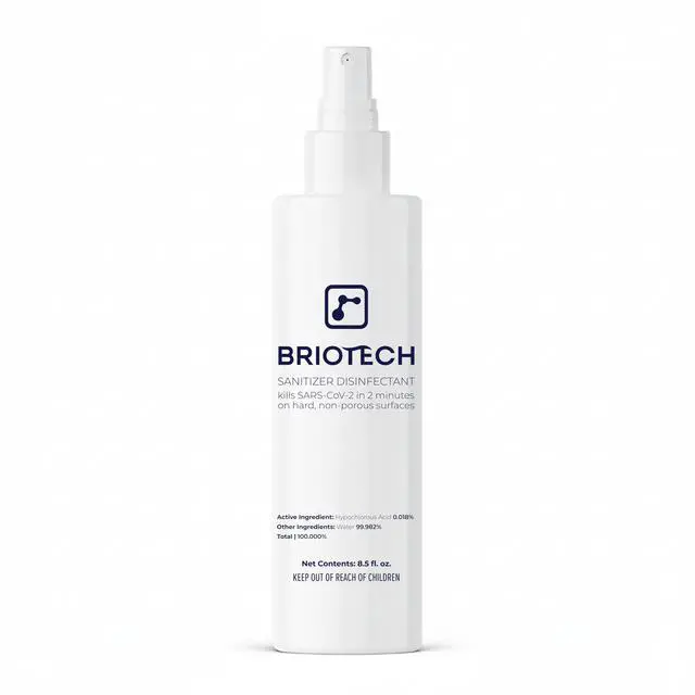 Main image of BRIOTECH Sanitizer Disinfectant Hypochlorous Spray, Nursery, 8.5 fl oz