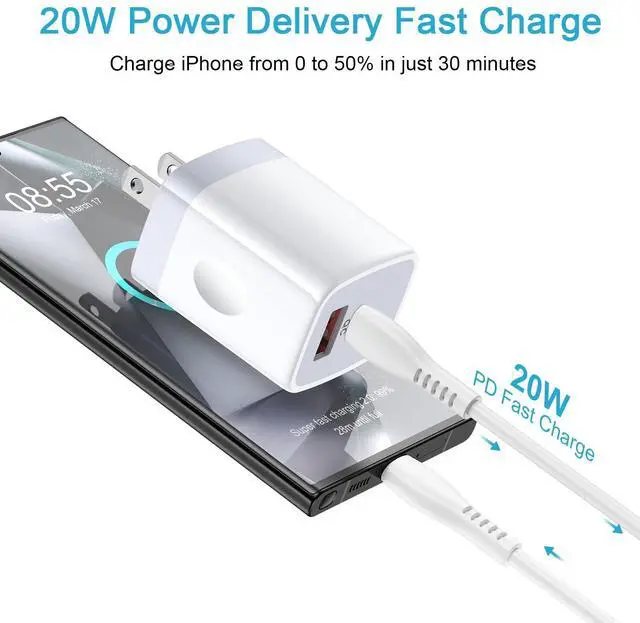 Alt view image 2 of 7 - Charger for Samsung Galaxy A37 A57 A17 A56 A26 A36 5G, Fast Phone Charger