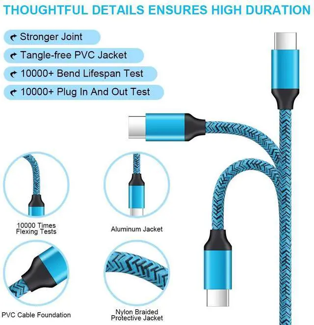Alt view image 5 of 7 - Type C Wall Charger Block Fast Charging Cable for Samsung Galaxy S26 S25 S24 S23 S22 S21 FE S20 Ultra A17 A16 5G A15 A14 A56 A36 A11 A10E A51 A71 A01 A21 A20, USB Wall Plug Adapter, Type C USB Cable