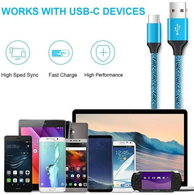 Alt view image 6 of 7 - Type C Wall Charger Block Fast Charging Cable for Samsung Galaxy S26 S25 S24 S23 S22 S21 FE S20 Ultra A17 A16 5G A15 A14 A56 A36 A11 A10E A51 A71 A01 A21 A20, USB Wall Plug Adapter, Type C USB Cable