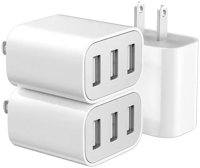 Main image of 3-Port USB Wall Charger,Compatible with iPhone 14/13/12/11 Pro Max