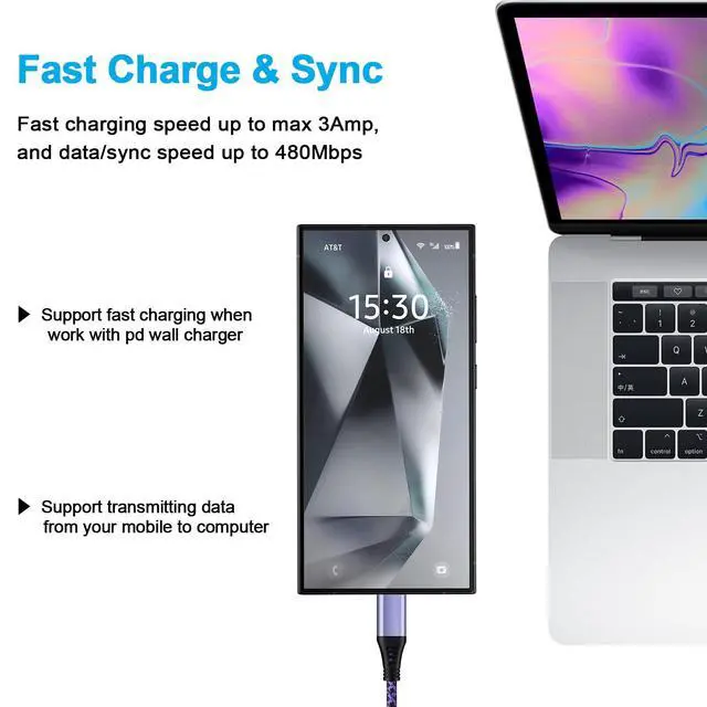 Alt view image 7 of 7 - for Samsung Galaxy S26+ S26 Plus Ultra, Fast Phone Charger Block Box Plug