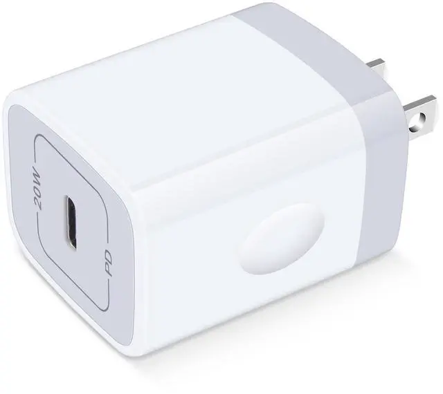 Main image of USB C Box Fast Charger Block for Samsung Galaxy A17 5G A16 A15/A54/A36/S25/S24FE/A13/A53/A03S/A23/A24/Z Fold7/S23/S22,iPhone 17 Pro Max/16/15,Pixel 10Pro/9a/8,20W Wall Charger Plug USB C Charger Brick
