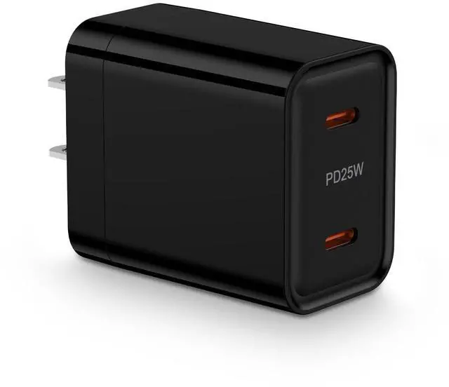 Main image of Fast Samsung Charger Block USB C 25W Dual Port Android Charger Type C Phone Wall Plug for Galaxy S26 Ultra S26+ S26 A17 S25 Ultra Plus A36 A26 A56 A16 5G A35 A15 A26 A36 A56 S24 FE A25 Z Fold 6 S23