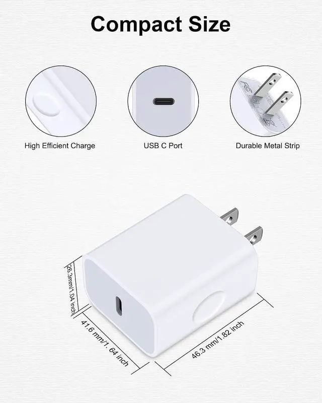 Alt view image 5 of 7 - iPhone 16e 17e Charger Fast Charging for iPhone 17Pro Max/17e/17/16/16e/15