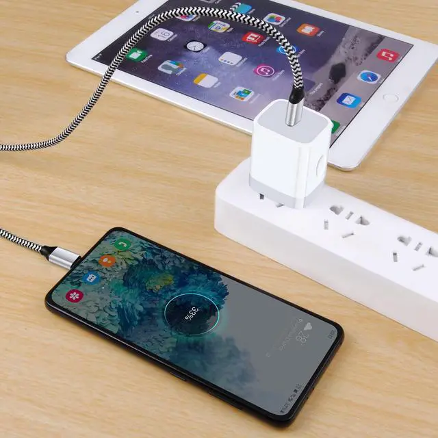 Alt view image 5 of 7 - USB C Charger Box Phone Charger Block Fast Charging Wall Plug for Samsung