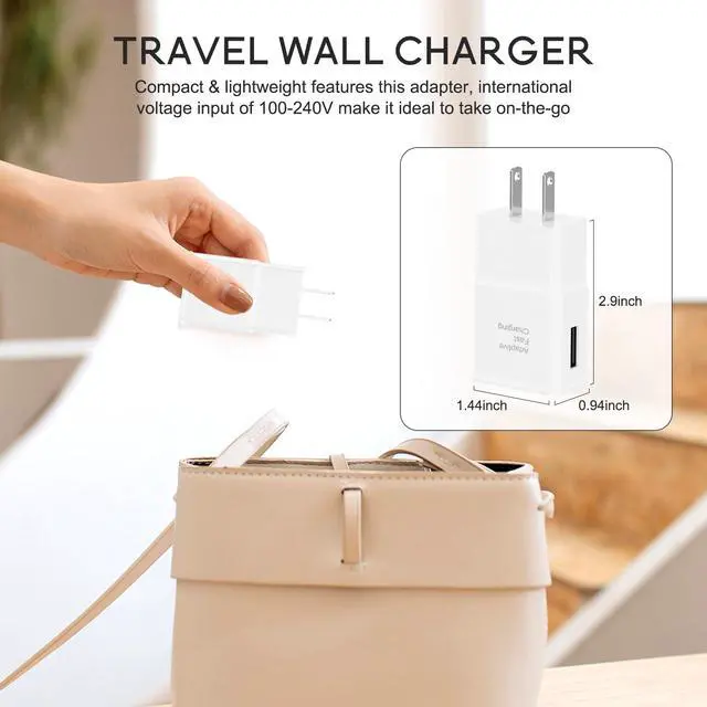 Alt view image 6 of 7 - Samsung Adaptive Fast Charging Adapter Quick Charge Charging Block