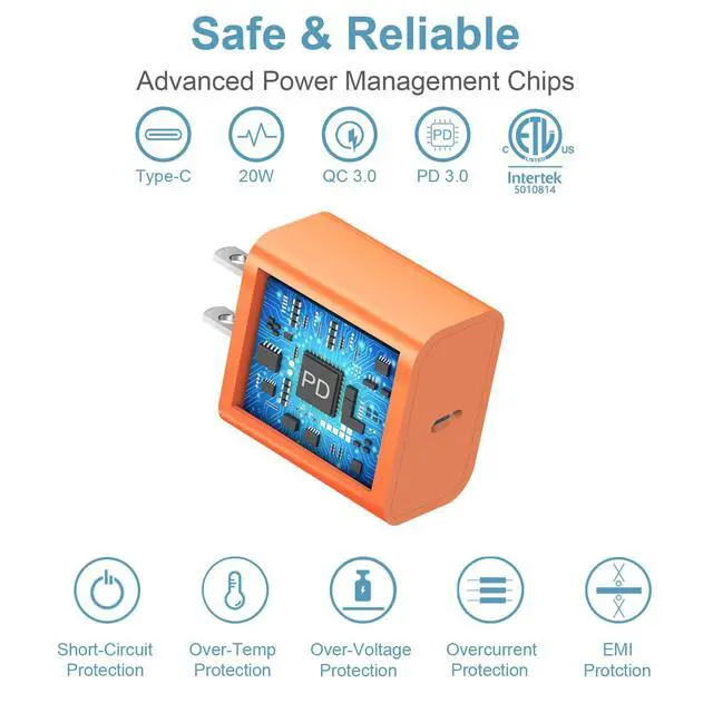 Alt view image 5 of 7 - iPhone 17 16 15 Charger Fast Charging Type C Chargers USB C Charger Block
