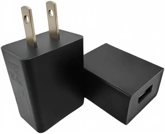 Main image of SinitoAula 5V1A (5W) USB Charger Block (UL Certified, Black, 2-Pack)