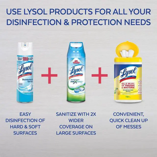 Alt view image 7 of 7 - Lysol Surface Disinfectant Liquid 12.5 oz. Can Spring Waterfall Scent 1 Ct RAC02845