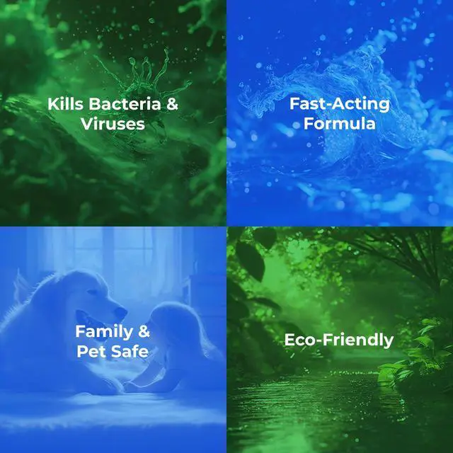 Alt view image 3 of 7 - PURE GREEN 24 Safe & Effective Disinfectant. Kills Deadly Germs including RSV COVID-19 Norovirus MRSA Staph 2026 flu Bird flu Contains no toxic chemicals odorless child & pet safe 1 4oz spray bottle