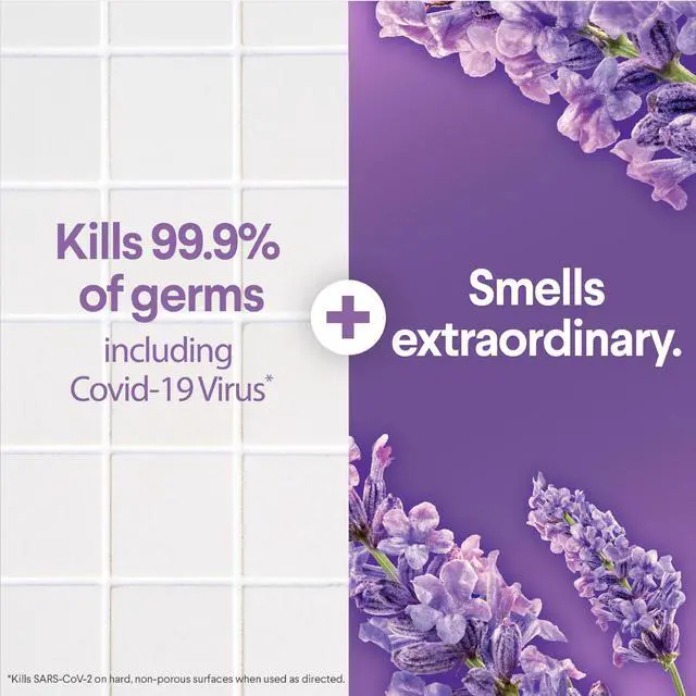 Alt view image 2 of 7 - Clorox Scentiva Disinfecting Multi-Surface Cleaner, Lavender and Jasmine, 32 Fl Oz (Pack May Vary)