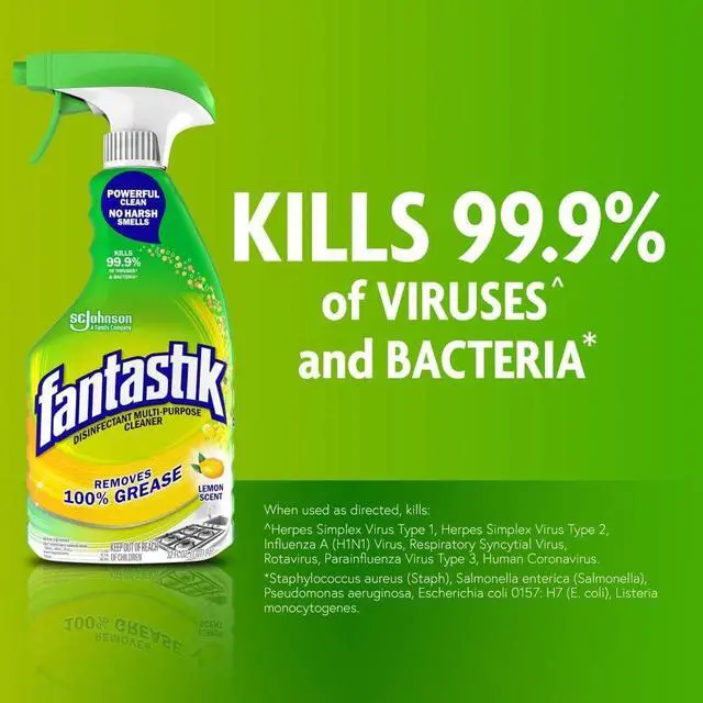 Alt view image 2 of 5 - Fantastik All-Purpose Cleaner Trigger, Lemon Scent, 32 fl oz