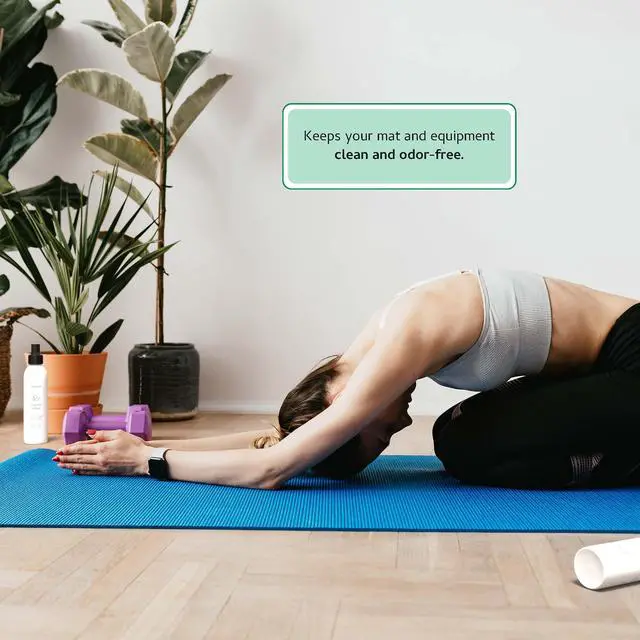 Alt view image 5 of 5 - Begley's Yoga Mat Cleaner and Deodorizer Spray 8oz, with Fragrant Essential Oils, Pure Eucalyptus & Lavender