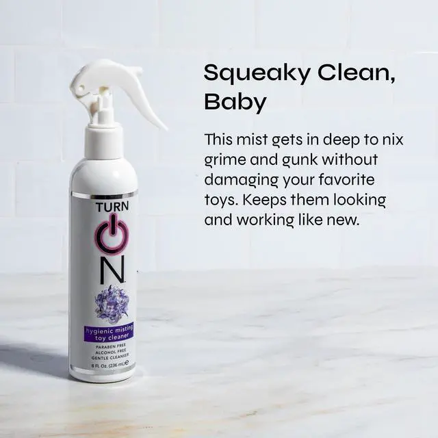 Alt view image 5 of 5 - Turn On Hygienic Misting Toy Cleaner, Alcohol-Free Spray, 8 Oz