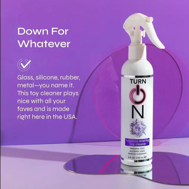Alt view image 4 of 5 - Turn On Hygienic Misting Toy Cleaner, Alcohol-Free Spray, 8 Oz
