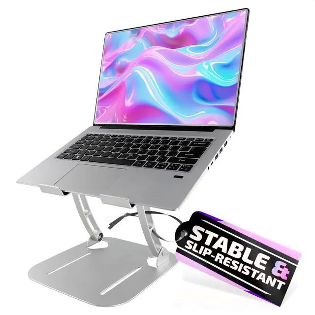 Main image of V TOWER Aluminium Laptop Stand for Desk with Adjustable Height and Angle