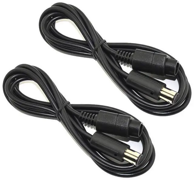 Main image of Ssgamer 2X 6ft Wii/Gamecube Extension Cables for Wii Gamecube GCN (2 Pack)
