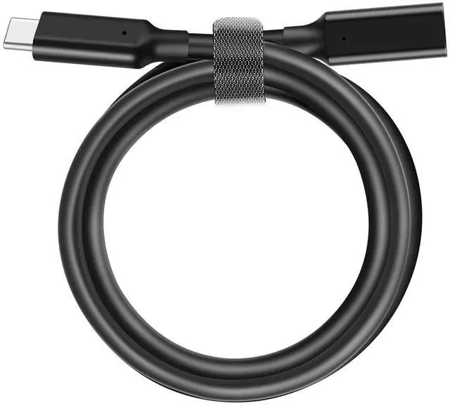 Alt view image 2 of 7 - USB C Extension Cable 3.3ft, USB Type C Male to Female Charging/Data Transfer Extender Cord, USB3.2 10Gbps 5A/100W 4K/60Hz,Compatible with MacBook Dell XPS iPhone 17/16/15 Samsung Galaxy iPad and More