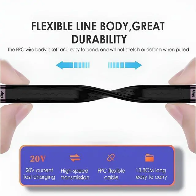Alt view image 3 of 6 - FASTELECTRIC Short USB to USB Cable 5inch,10Gbps Type A Male to Male Cord