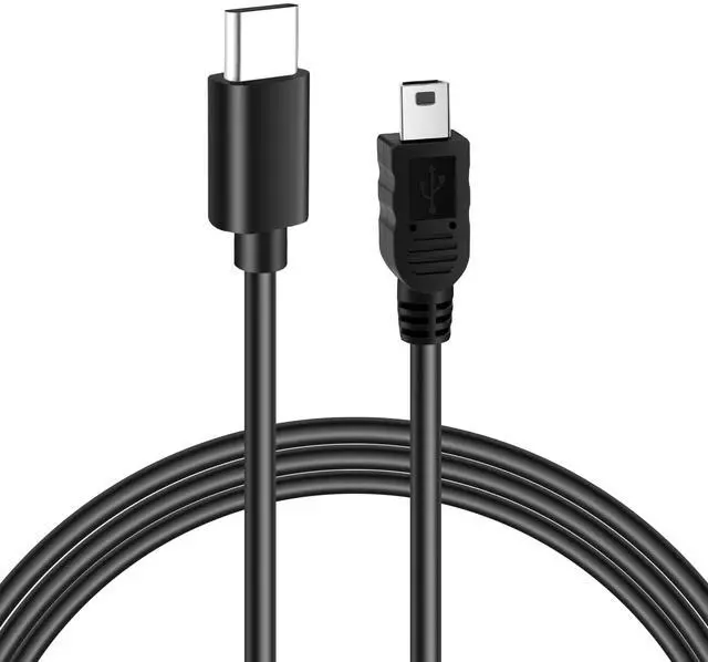 Main image of Kxable USB C to Mini USB Cable 2 Feet, USB C to Mini 5-Pin Charging & Sync Data Cord, Compatible with Texas Instruments Calculators, PS3 Controller, Digital Camera, MP3 Player and More