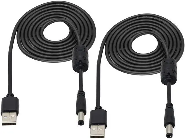Main image of HCFengUSB 2.0 A Male to DC 5.5 x 2.1mm Male 5V Power Cable
