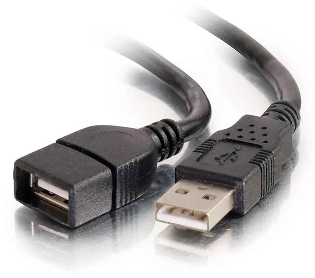 Main image of C2G 52106 USB A to A Long USB Extension Cable, 3.28 Feet (1 Meter), Black