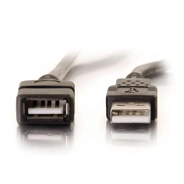 Alt view image 3 of 5 - C2G 52106 USB A to A Long USB Extension Cable, 3.28 Feet (1 Meter), Black