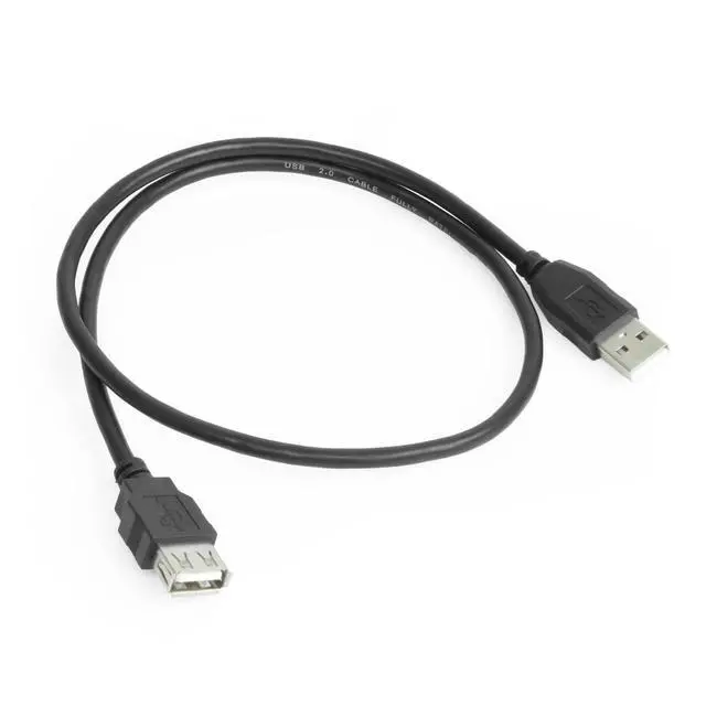 Main image of USBGear USB 2.0 Type-A Extension Cable - Black - 2ft - Easily Extend Connectivity Range for Hard to Reach Devices