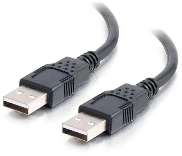 Main image of Legrand - C2G USB A to A Cable, 3.3 Foot Data Transfer Cable, Black USB 2.0 Cable, 1 Count, C2G 28105