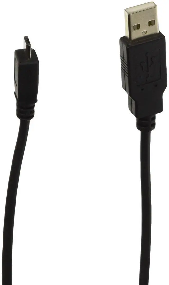 Alt view image 2 of 2 - CableWholesale Micro USB 2.0 Cable, Black, Type A Male/Micro-B Male, A Male to Micro B High Speed USB Cable, 6 ft