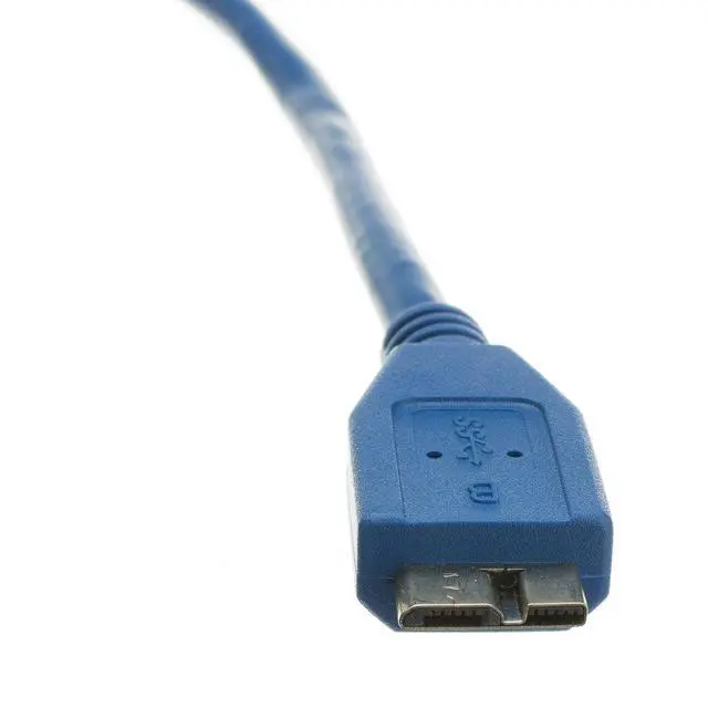 Alt view image 3 of 5 - CableWholesale Micro USB 3.0 Cable, Blue, Type A Male/Micro-B Male, A Male to Micro B High Speed USB Cable, 3 ft