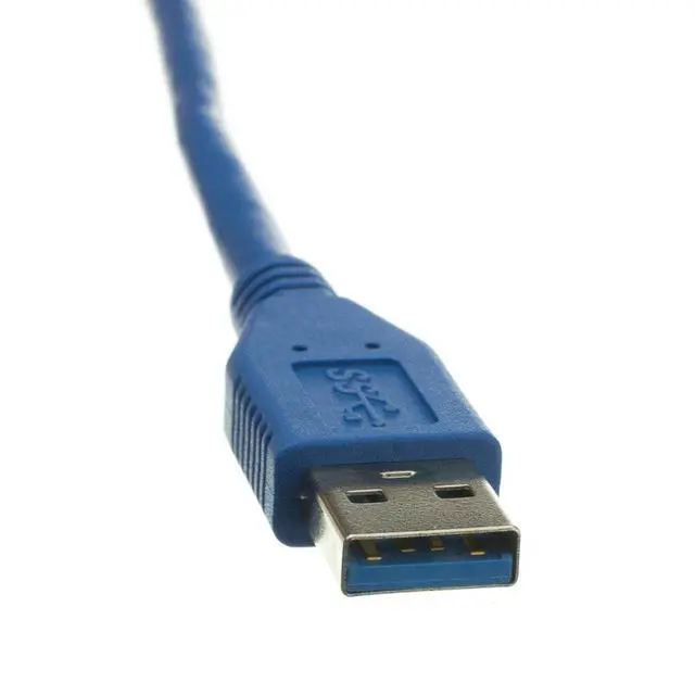 Alt view image 4 of 5 - CableWholesale Micro USB 3.0 Cable, Blue, Type A Male/Micro-B Male, A Male to Micro B High Speed USB Cable, 3 ft