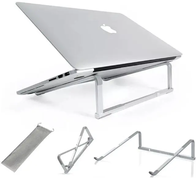 Main image of NIFTY TECH Portable Laptop Stand for 13"-18" Laptops, Anti-Slip Aluminium, Ideal for Gamers & Power Users