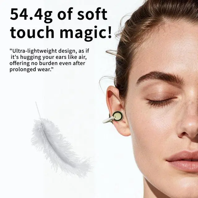 Alt view image 4 of 7 - PEICHENG Earbuds Wireless Bluetooth Earphones, 5H Playback 50mAh+400mAh Power Case with Digital Display (Beige)