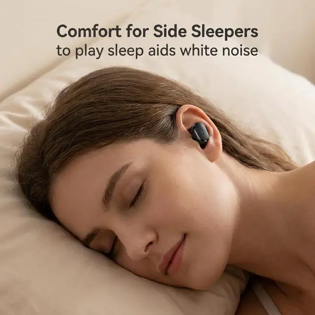 Alt view image 6 of 7 - NVAHVA Wireless Small Earbuds with ENC Mic for Meeting Work Travel Sleep
