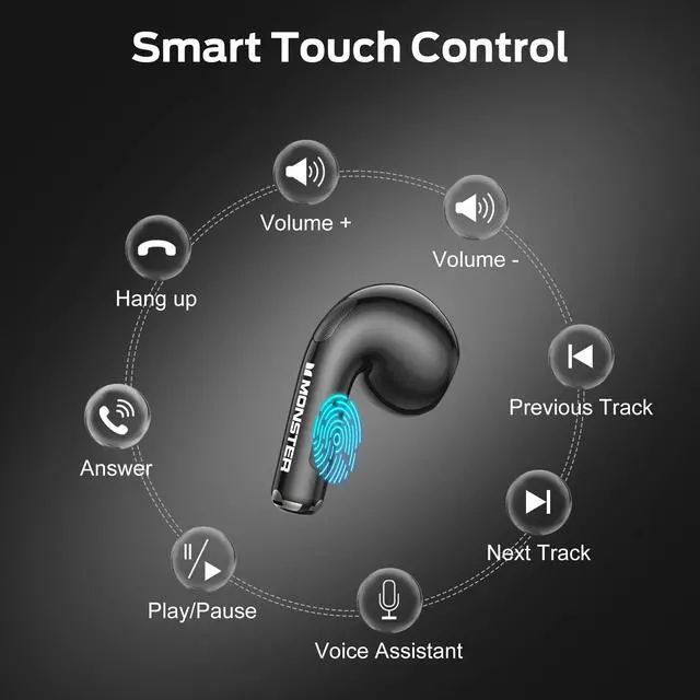 Alt view image 5 of 7 - Monster N-Lite 208 Bluetooth 5.4 Wireless Earbuds