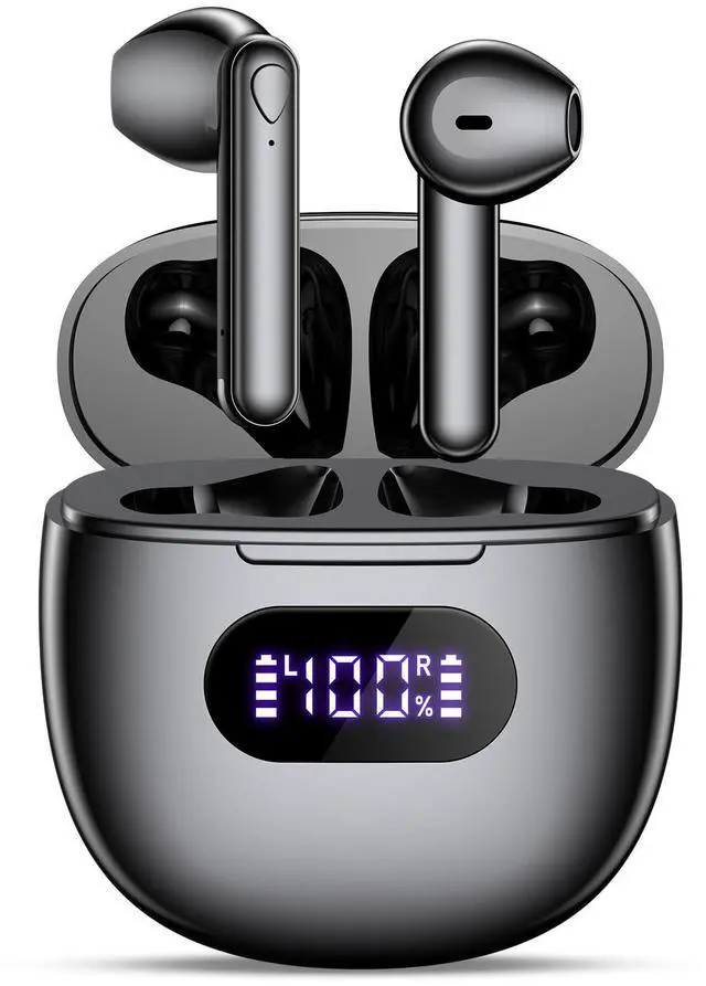 Main image of Jrwaro Wireless Earbuds Bluetooth 5.4 Headphones IPX7 Waterproof Earbuds